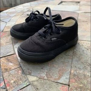 Toddler Black Vans